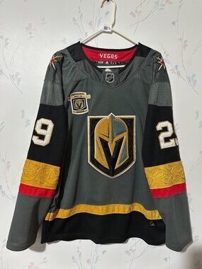 Vegas Golden Knights Adidas NHL Inaugural Marc Andre Fleury Jersey Size 50 M